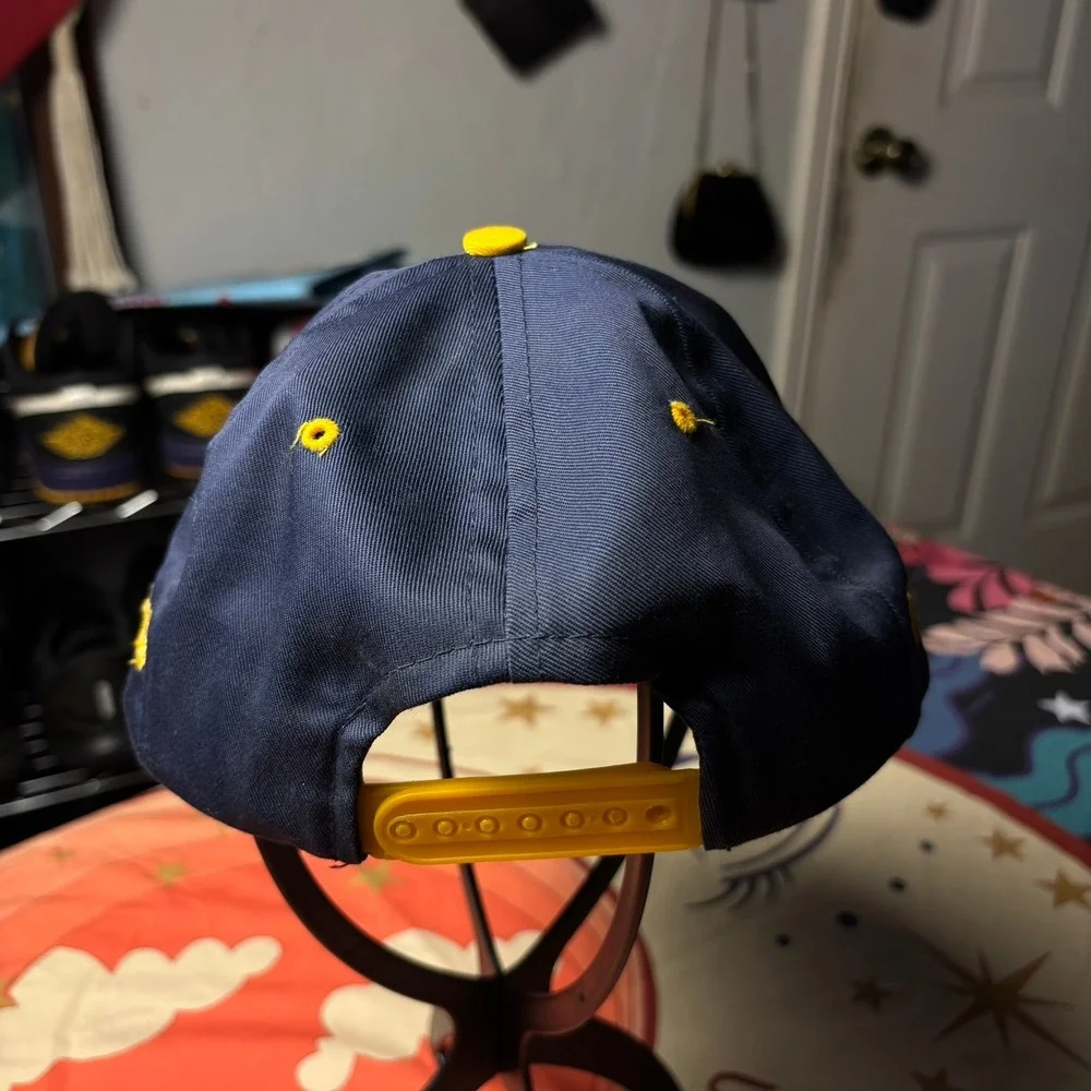 Vintage Notre Dame Fighting Irish Snapback Hat Competitor Navy Cap 90s College